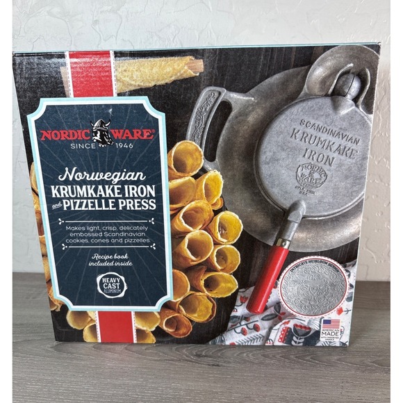 Nordic Ware Other - Nordic‎ Ware Norwegian Krumkake and Pizzelle Iron Stovetop USA